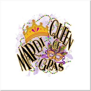 Queen of Mardi Gras Posters and Art